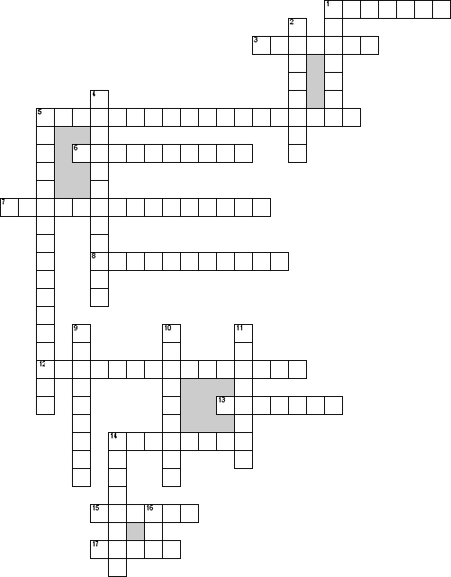 Кроссворд по предмету Анатомо-физиологические особенности (АФО) - на тему 'Пожилой возраст'