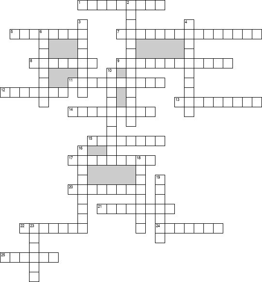 Кроссворд по предмету истории - на тему 'Древние славяне'