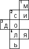 Кроссворд по предмету музыке - на тему 'Ноты'