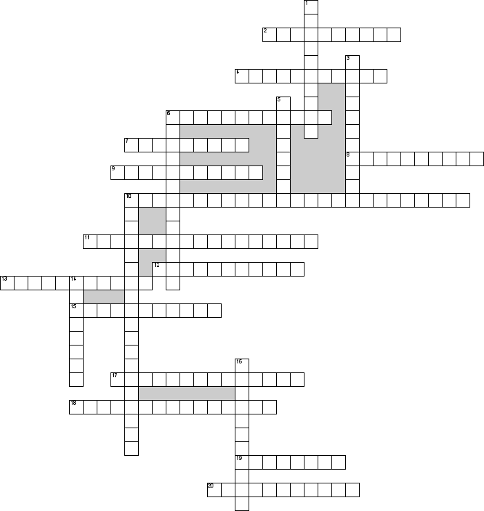Кроссворд по предмету фармакологии - на тему 'Нестероидные противовоспалительные средства'