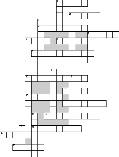 Кроссворд по предмету английскому языку - на тему 'Other people\'s money'