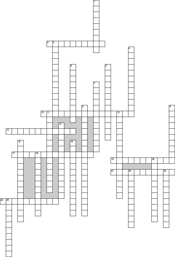 Кроссворд по предмету психологии - на тему 'Стресс'