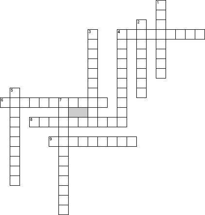 Кроссворд по предмету русскому языку - на тему 'Разделы языкознания'