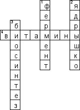 Кроссворд по предмету химии - на тему 'Вода'