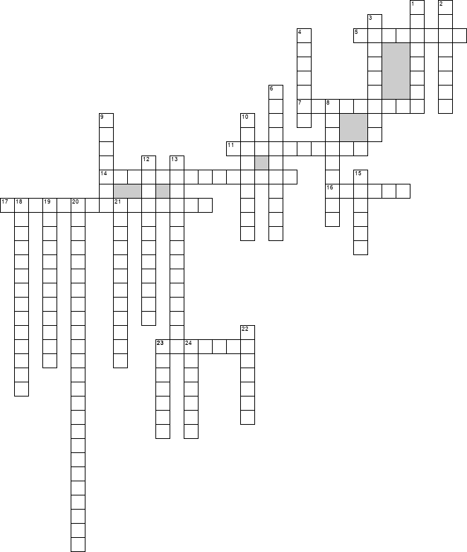 Кроссворд по предмету химии - на тему 'Сера'