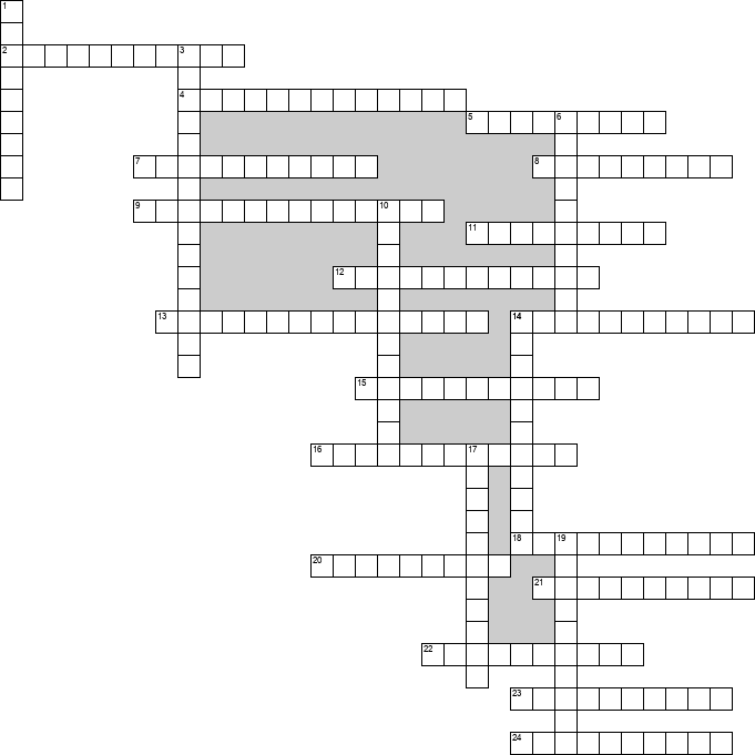 Кроссворд по предмету философии - на тему 'Определения'