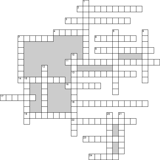 Кроссворд по предмету муниципальному праву - на тему 'Судебная система и 67 ФЗ'