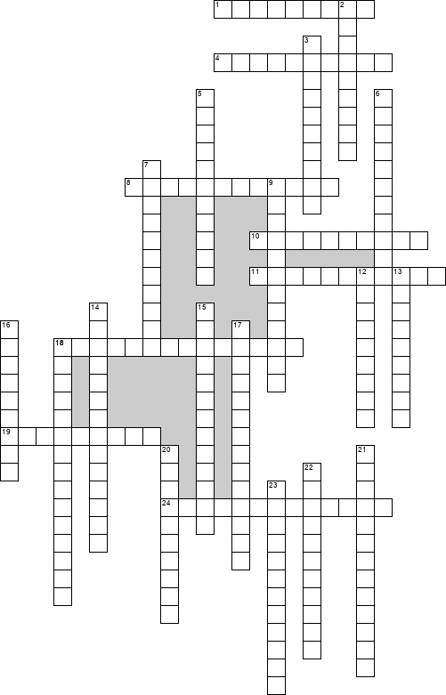 Кроссворд по предмету правоведению - на тему 'Теория государства и права'