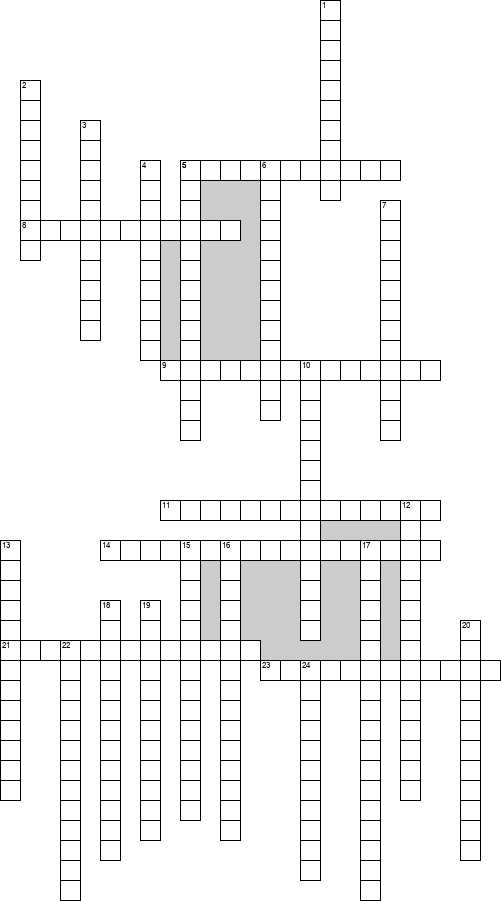 Кроссворд по предмету правоведению - на тему 'Понятие и признаки права'