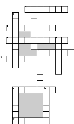Кроссворд по предмету кулинарии - на тему 'Формы нарезки'