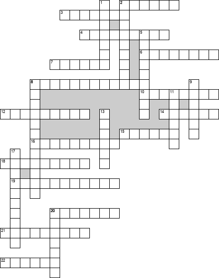 Кроссворд по предмету литературе - на тему 'Распутин В.Г. "Уроки французского"'