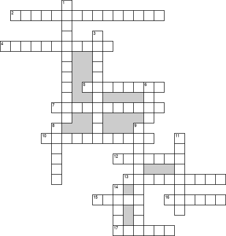Кроссворд по предмету литературе - на тему 'Тютчев и Фет'