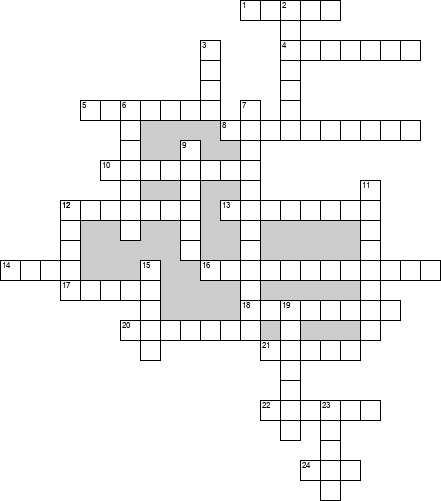Кроссворд по предмету литературе - на тему 'Антоний Погорельский "Черная курица или Подземные жители"'