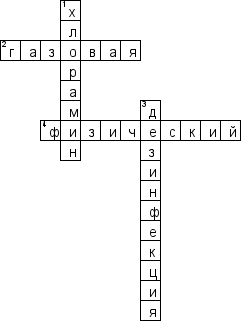 Кроссворд по предмету сестринскому делу - на тему 'Дезинфекция'