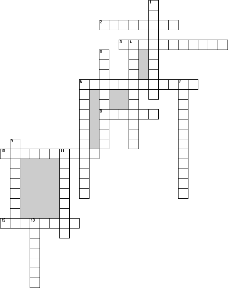 Кроссворд по предмету сестринскому делу - на тему 'Опорно-двигательный аппарат'
