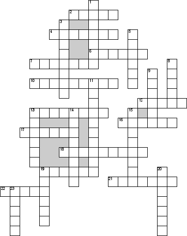 Кроссворд по предмету Iсторiя (укр.) - на тему 'Древнiй Рим (укр.)'