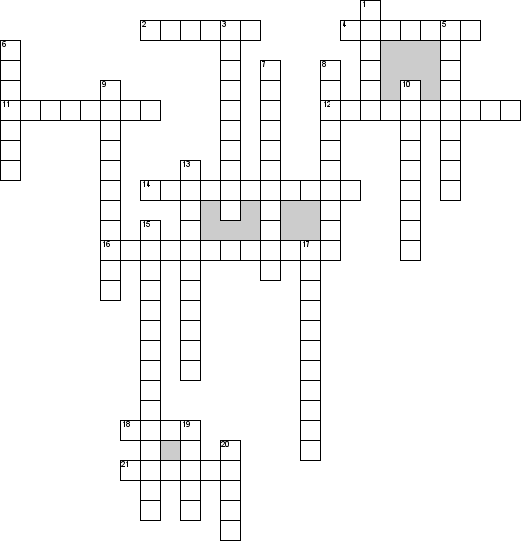 Кроссворд по предмету дипломатической службе - на тему 'Общий'