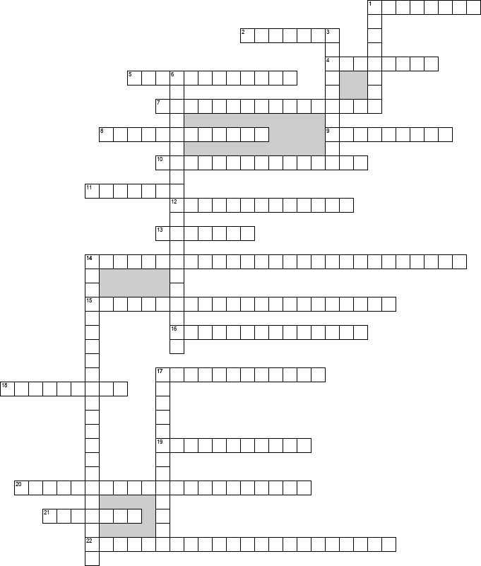 Кроссворд по предмету математике - на тему 'Векторы'