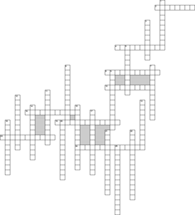 Кроссворд по предмету анатомии - на тему 'Орган вкуса'