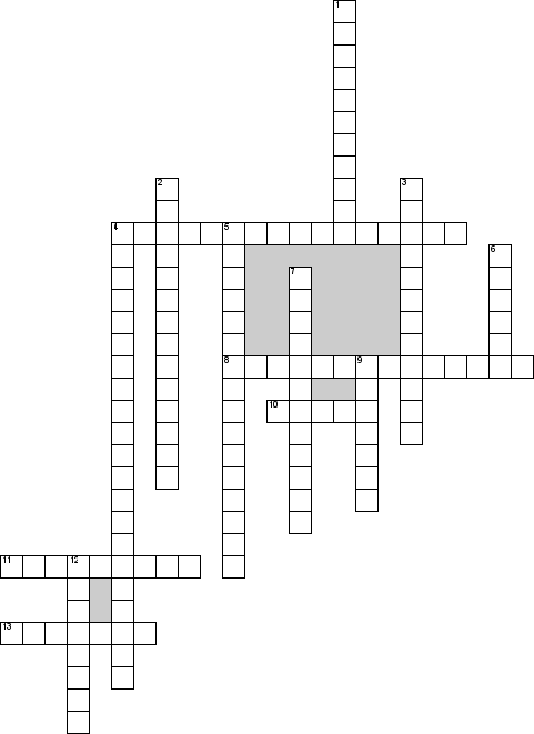 Кроссворд по предмету детской практической психологии - на тему 'Основные виды деятельности практического психолога'