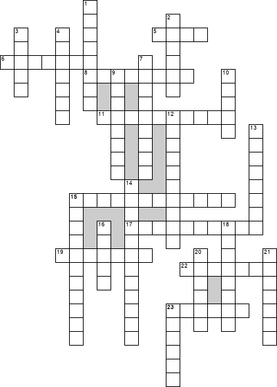 Кроссворд по предмету обществознанию - на тему 'Религия и наука'