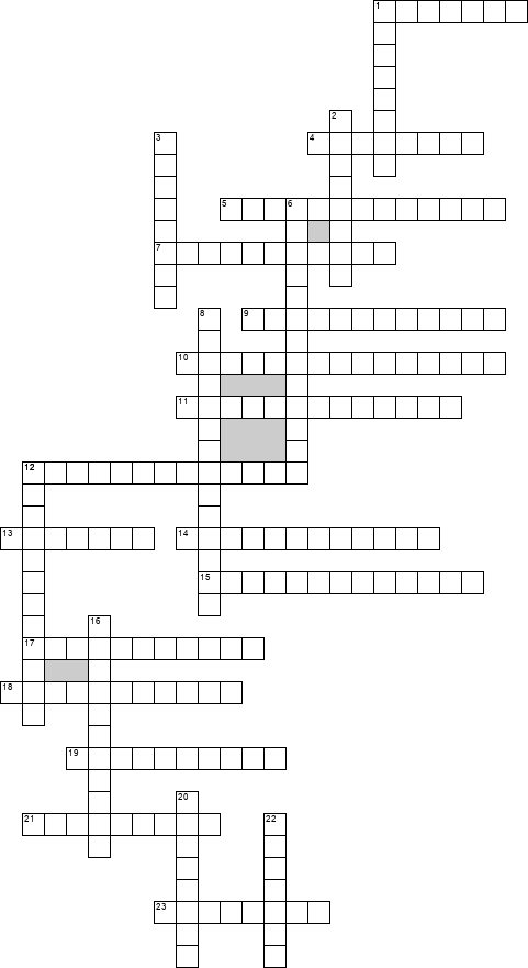 Кроссворд по предмету терапии - на тему 'Дыхательная система'