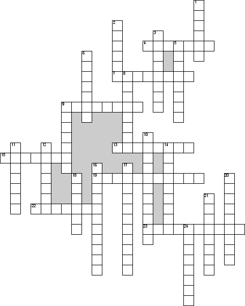 Кроссворд по предмету испанскому языку - на тему 'La casa'