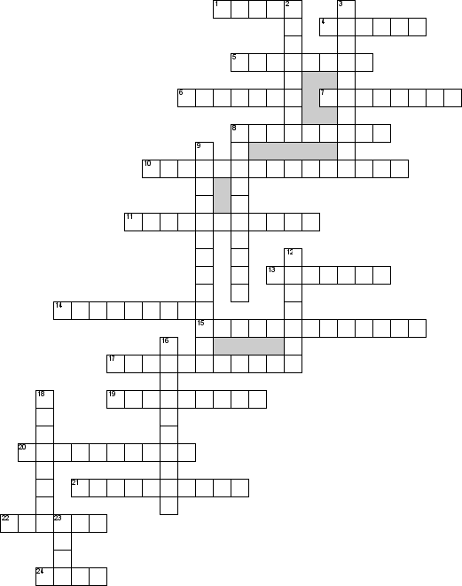 Кроссворд по предмету информатике - на тему 'Безопастнось и гигиена ПК'