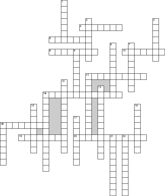 Кроссворд по предмету физкультуре - на тему 'Виды спорта'