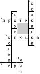 Кроссворд по предмету физической культуре - на тему 'Спортивный инвентарь'