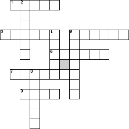 Кроссворд по предмету географии - на тему 'План'