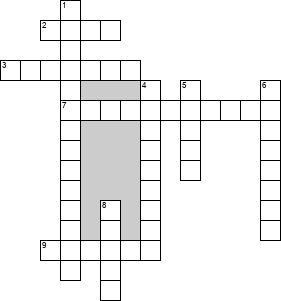 Кроссворд по предмету географии - на тему 'Гидронимы'