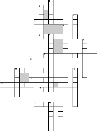 Кроссворд по предмету географии - на тему 'Австралiя и Пiвденна Америка (укр.)'