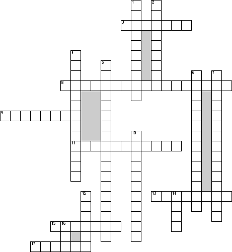 Кроссворд по предмету географии - на тему 'Отрасли мирового хозяйства'