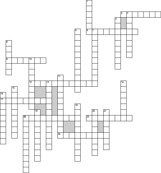 Кроссворд по предмету географии - на тему 'Атмосфера'