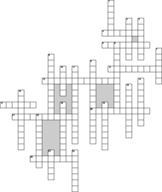 Кроссворд по предмету географии - на тему 'Южные Материки'