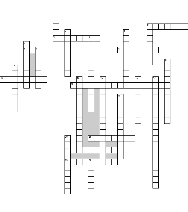 Кроссворд по предмету географии - на тему 'Океаны'