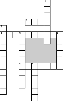 Кроссворд по предмету географии - на тему 'Материки и части света'
