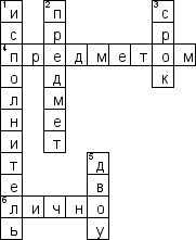 Кроссворд по предмету гражданскому праву - на тему 'Возмездное оказание услуг'